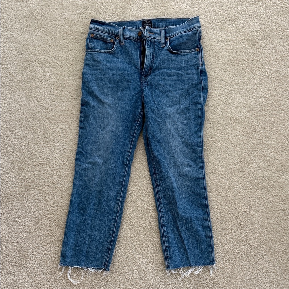 J. Crew Factory Blue Ankle Jeans